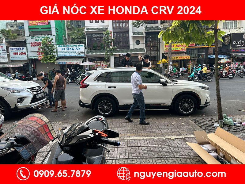 Lắp giá nóc cho xe Honda CRV 2024